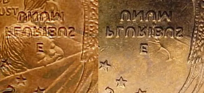 Casagawea-Dollar---Clashed-Dies-Before-And-After-Polishing?