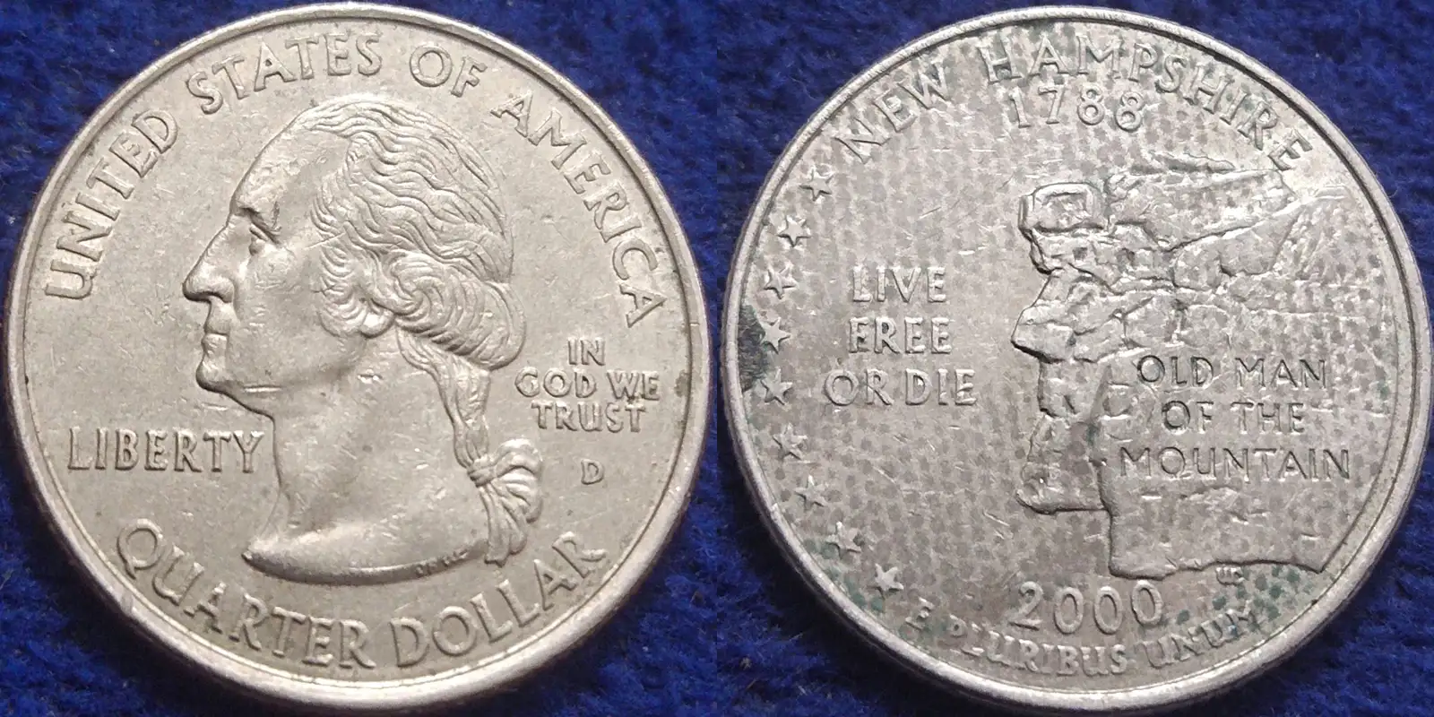 2000-New-Hampshire-State-Quarter---Could-This-Be-Struck-Through-Cloth?
