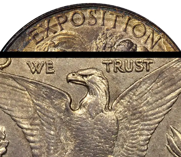 Counterfeit-Coin-Detection:-1915-S-Panama-Pacific-Half-Dollar