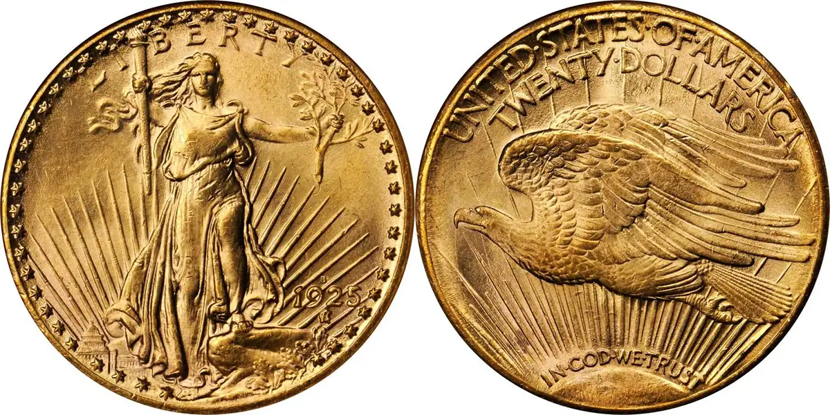 1925 S Saint Gaudens Double Eagle 1925 S Saint Gaudens Double Eagle NGC MS62 1925 S Saint Gaudens Double Eagle 1925 S Saint Gaudens Double Eagle NGC MS62