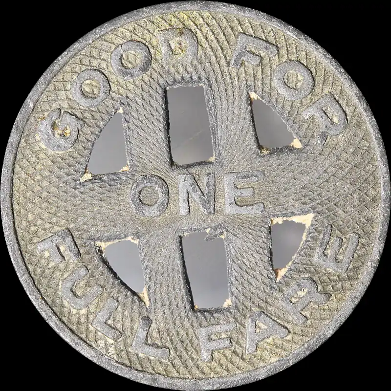 1924-Honolulu-Hawaii-Rapid-Transit-Token