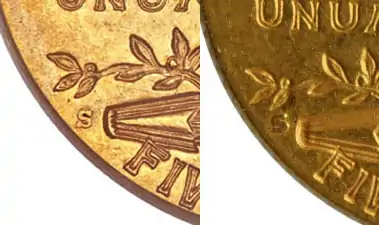 Counterfeit-Detection:-Stock-Reverses---Counterfeit-Indian-Half-Eagles