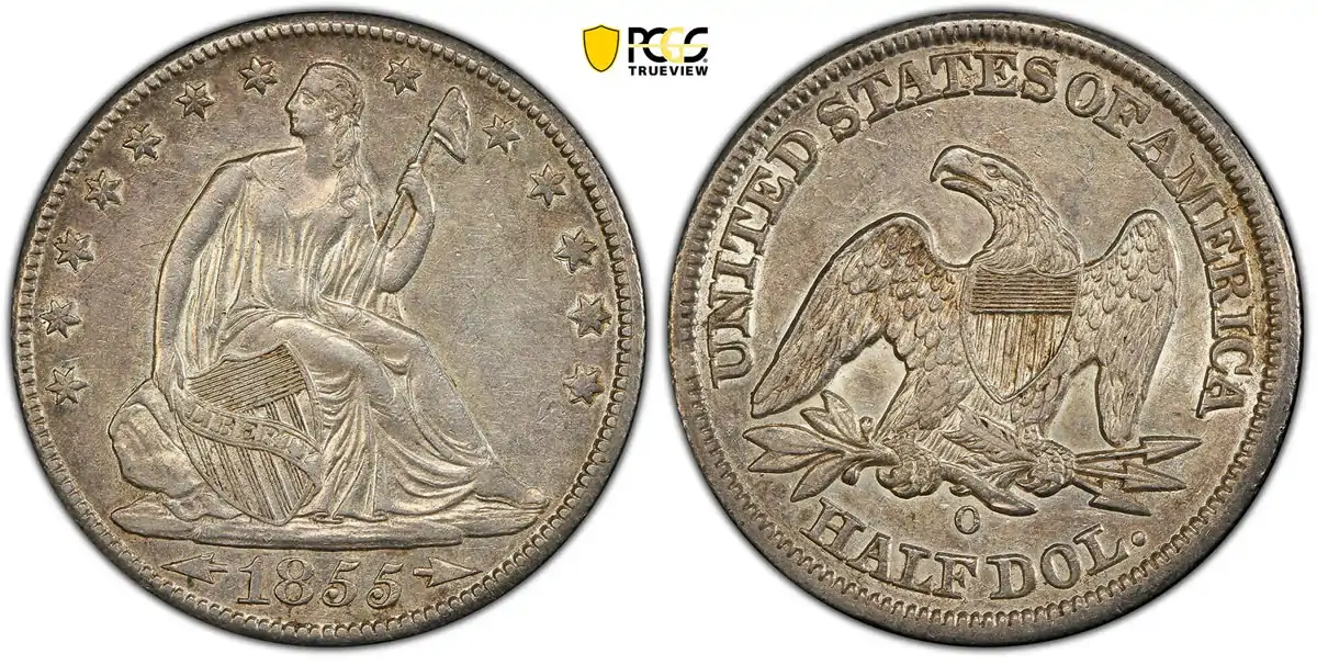 New-Die-Pairing-Discovered-For-The-1855-O-Liberty-Seated-Half-Dollar