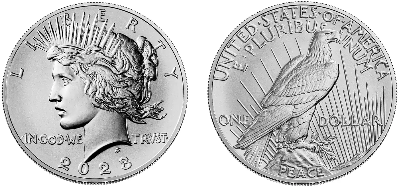 United-States-Mint-Opens-Sales-For-The-2023-Morgan-And-Peace-Uncirculated-Silver-Dollars-On-July-13