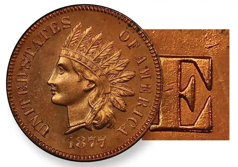 Counterfeit-Detection:-1877-Indian-Cent