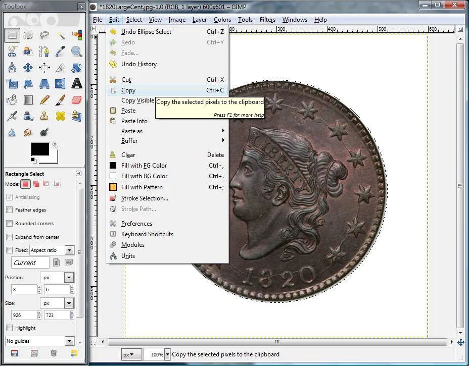 Circular-Crop-Of-Coins