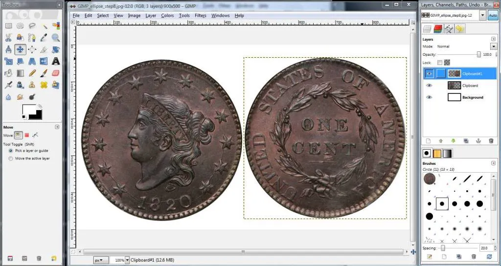 Circular-Crop-Of-Coins