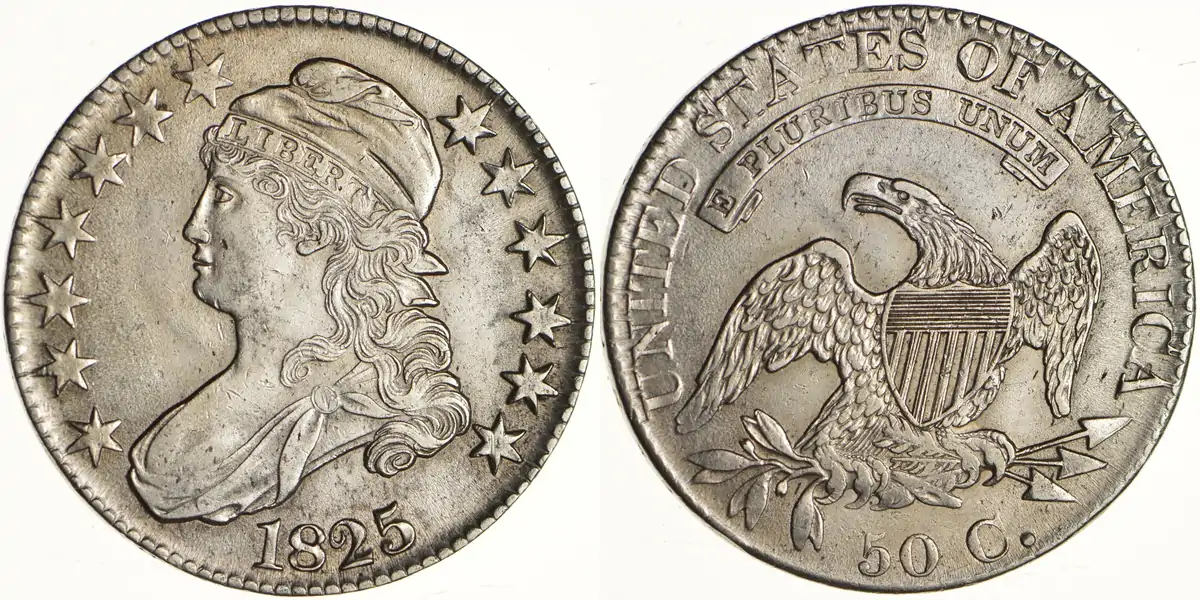 1825 Capped Bust Half Dollar 1825 Capped Bust Half Dollar 1825 Capped Bust Half Dollar 1825 Capped Bust Half Dollar