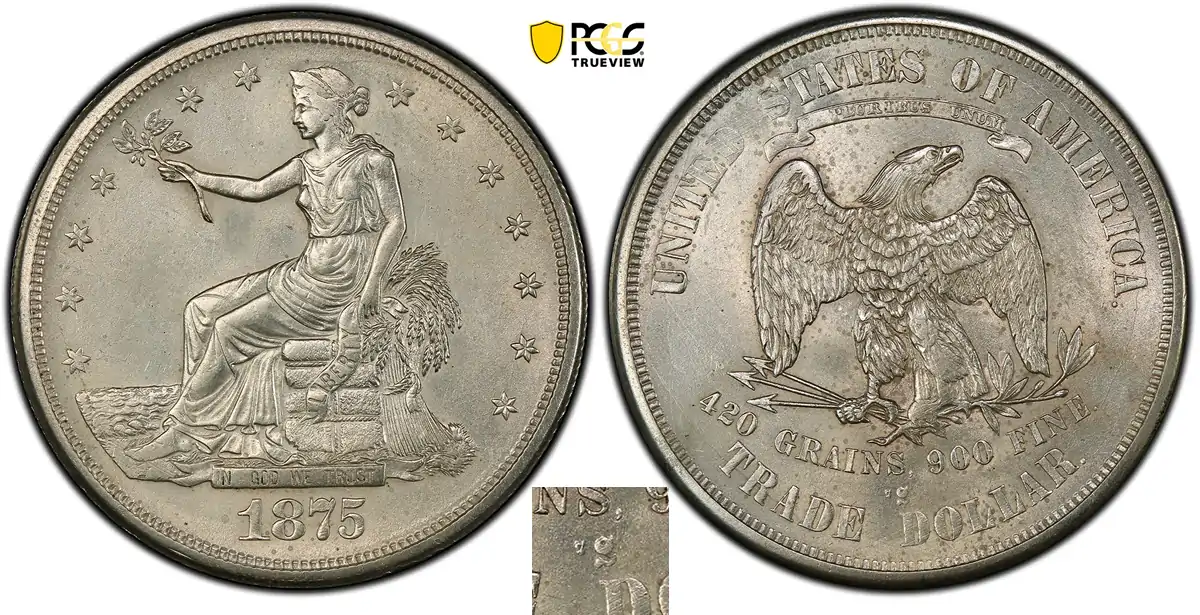 Video:-1875-S-/-CC-Trade-Dollar-FS-502-C-7-Overmintmark-|-PCGS-Variety-Attribution