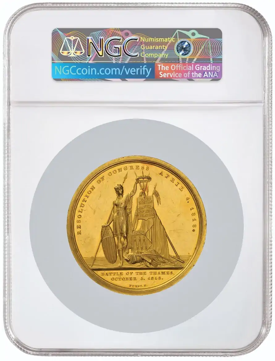 NGC-Certifies-President-William-Henry-Harrison's-Congressional-Gold-Medal