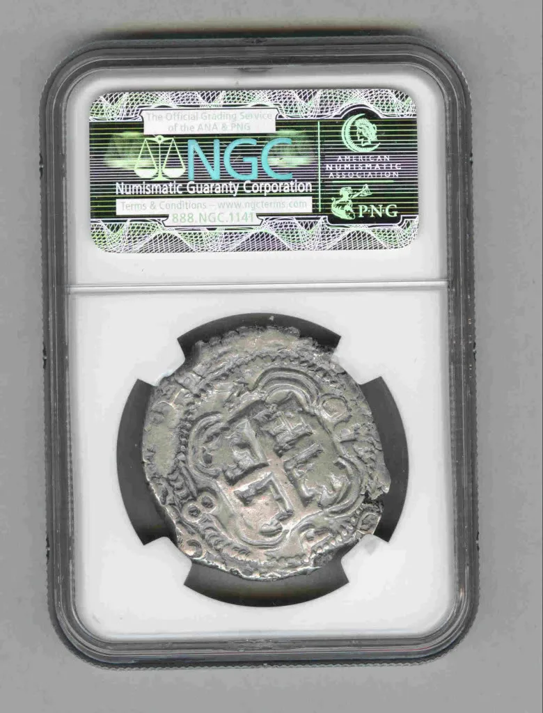 Scarce-Bolivian-8-Reales-Cob~1730-P-M~ngc-XF45