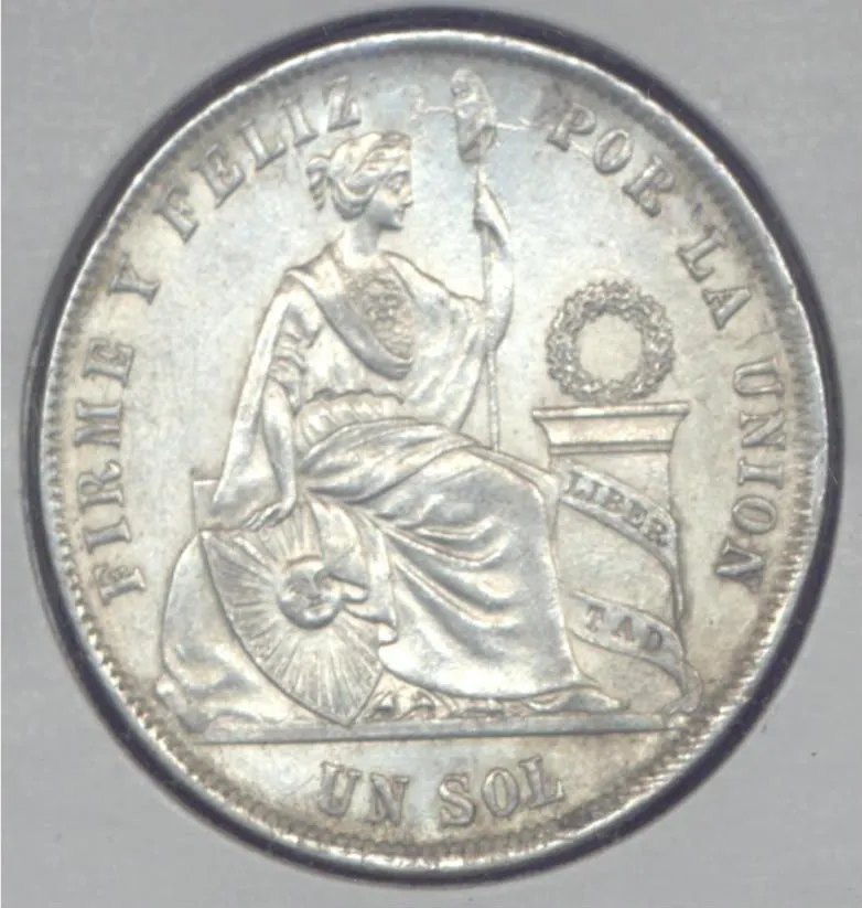 Clembo-Goes-Peruvian,-1871-Un-Sol