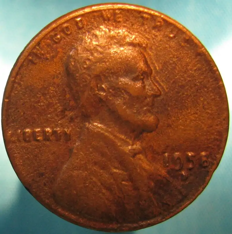 1958-D-Lincoln-Wheat-Cent-W/Doubling