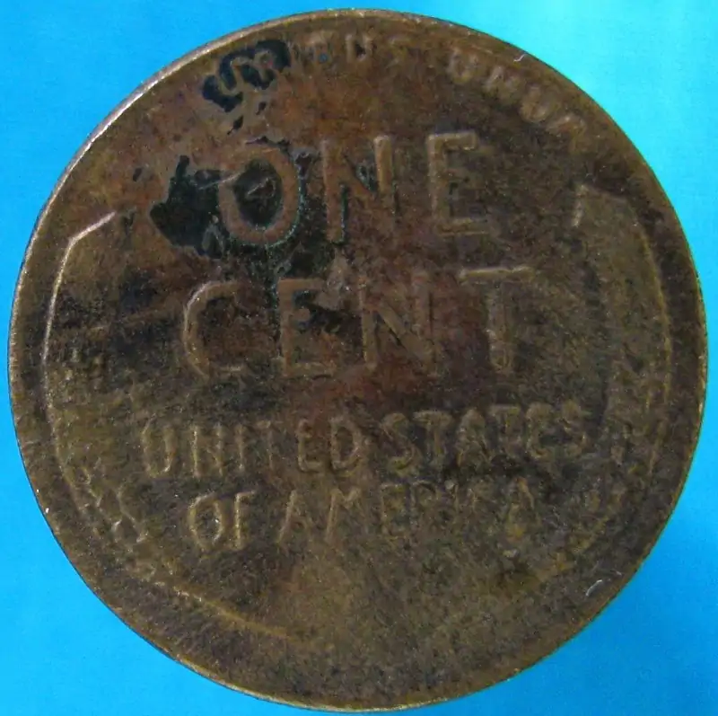 1958-D-Lincoln-Wheat-Cent-W/Doubling