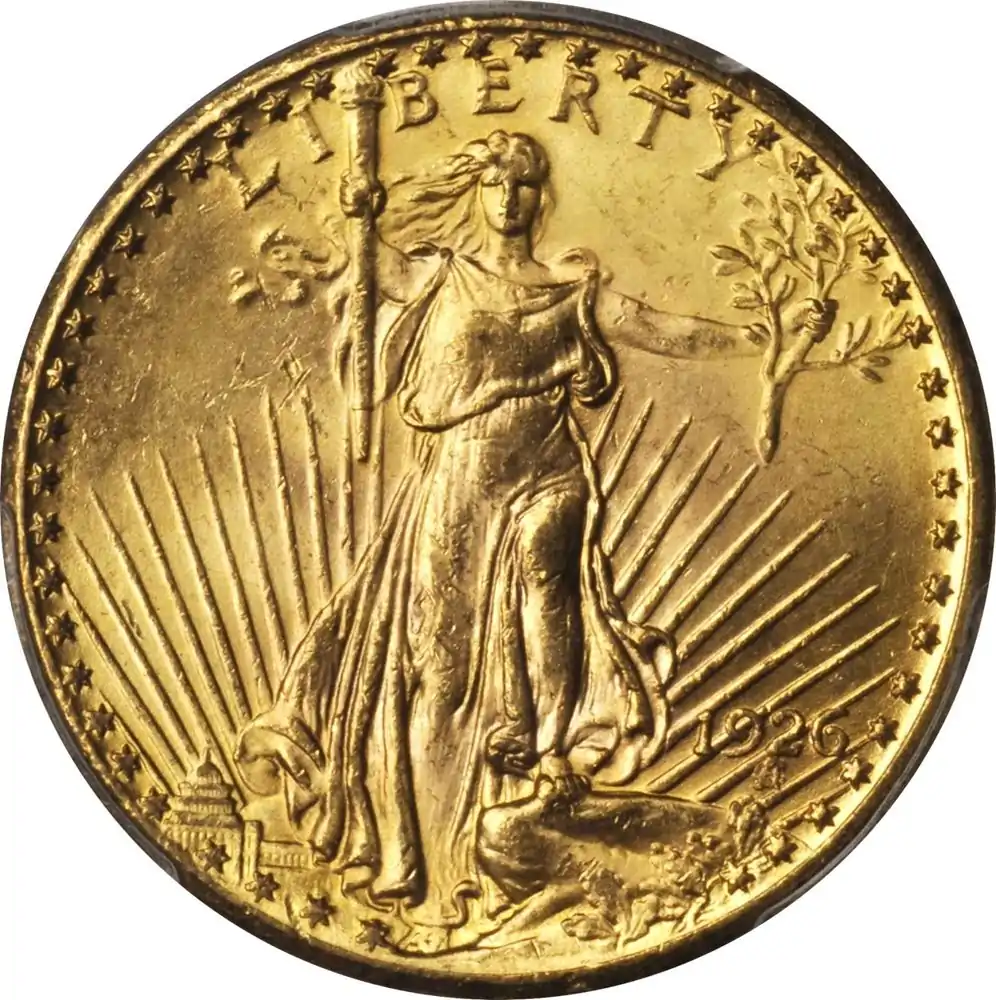 1926-Saint-Gaudens-$20-Double-Eagle-Tripled-Die-Obverse-FS-101