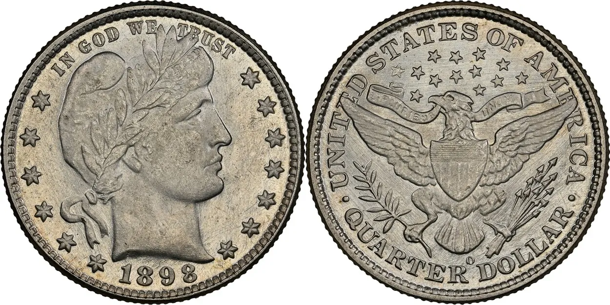 Counterfeit-Detection:-1898-O-Barber-Quarter