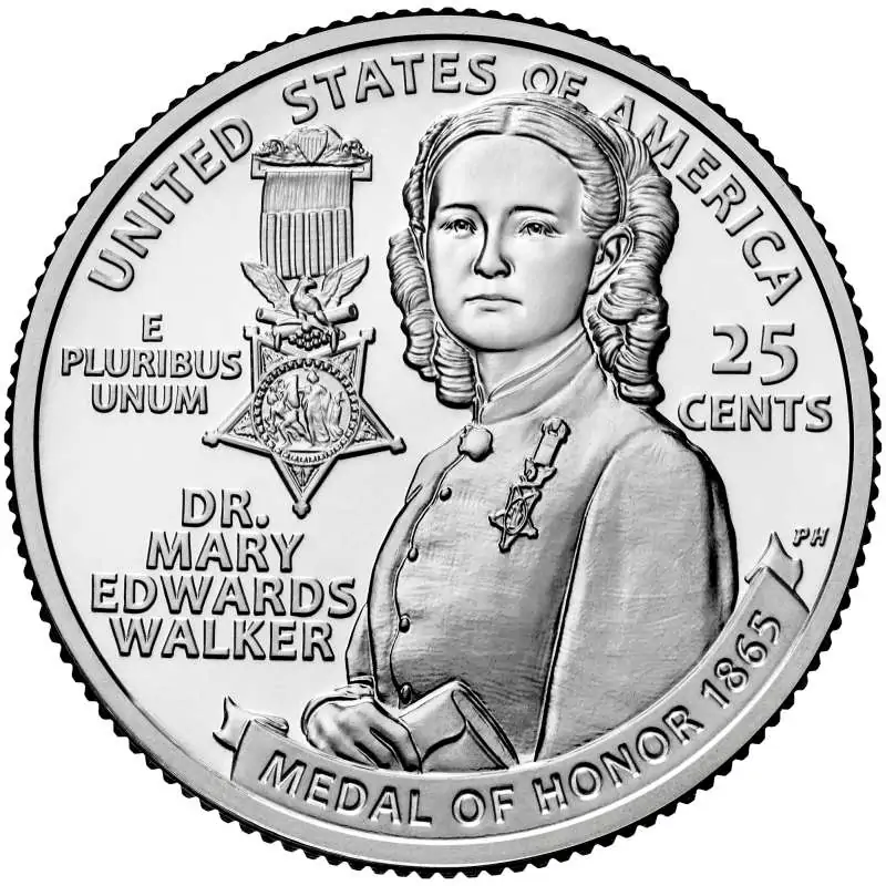 US-Mint-Begins-Shipping-2024-American-Women-Quarters-Honoring-Dr.-Mary-Edwards-Walker-On-June-3