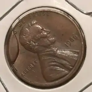 1986-Lincoln-Memorial-Cent-Error