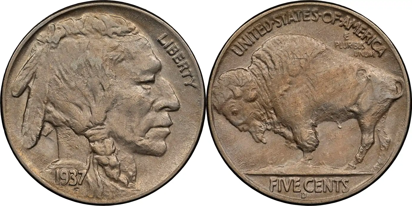 Counterfeit-Detection:-1937-D-Three-Legged-Buffalo-Nickel