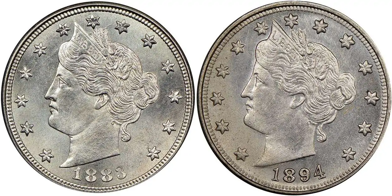 Counterfeit-Detection:-1894-Liberty-V-Nickel