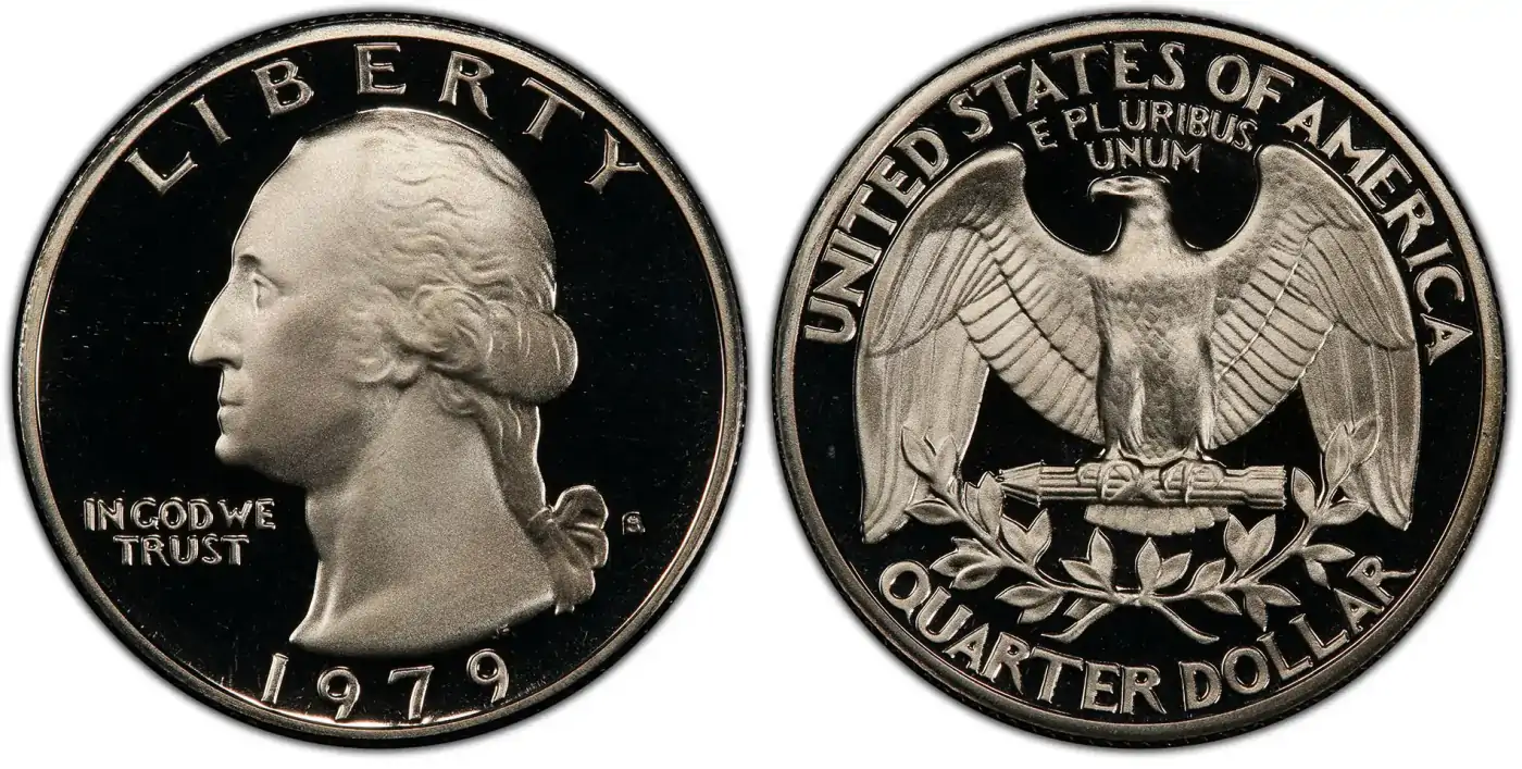 1979-S-Type-1-And-Type-2-Proof-Washington-Quarter-Differences