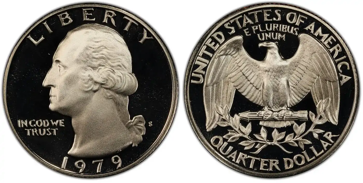 1979-S-Type-1-And-Type-2-Proof-Washington-Quarter-Differences