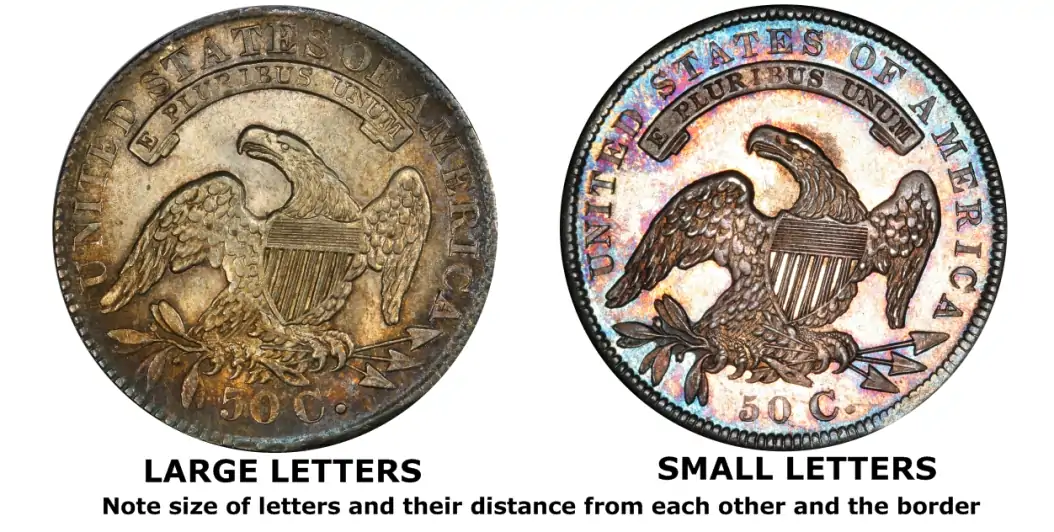 Capped-Bust-Half-Dollars-Of-1834