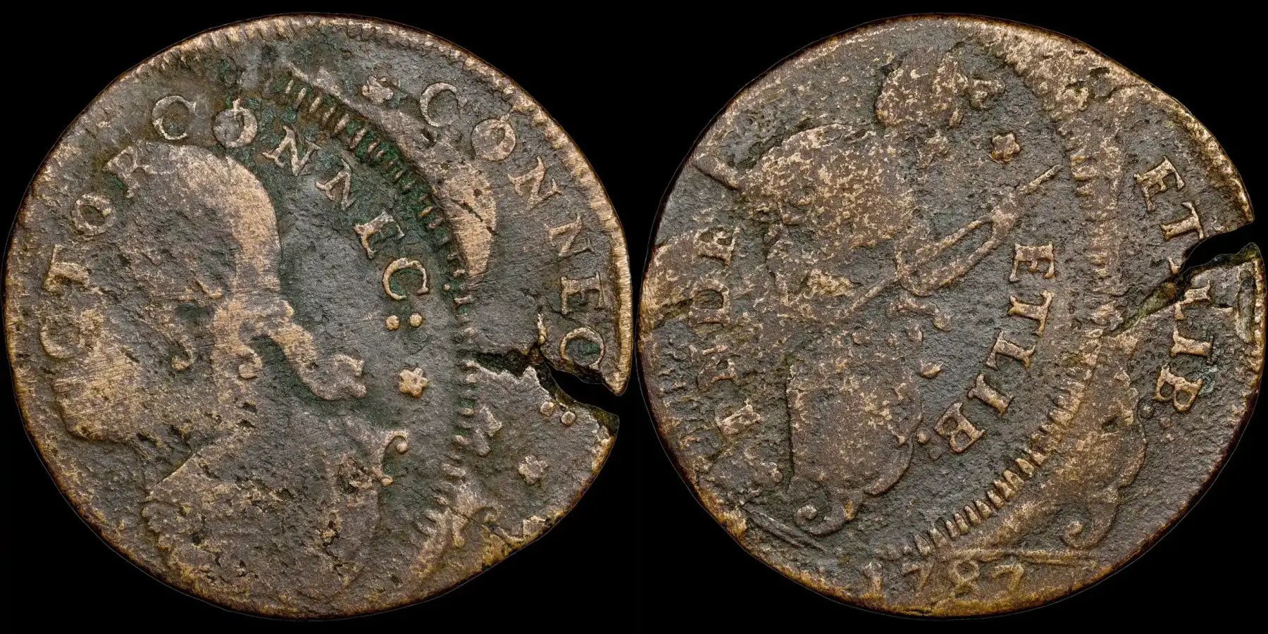 1787-Draped-Bust-Left-Connecticut-Copper,-Double-Struck