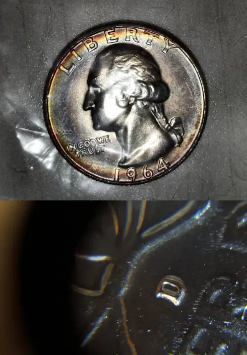 1964-D-Washington-Quarter:-Is-This-A-Repunch-Mintmark?