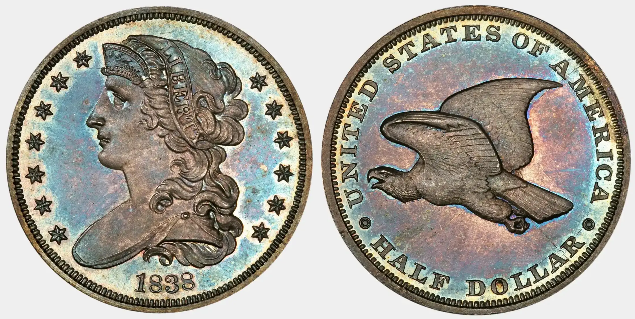 1838-Judd-73-Restrike-Pattern-Half-Dollar-PCGS-PR-66