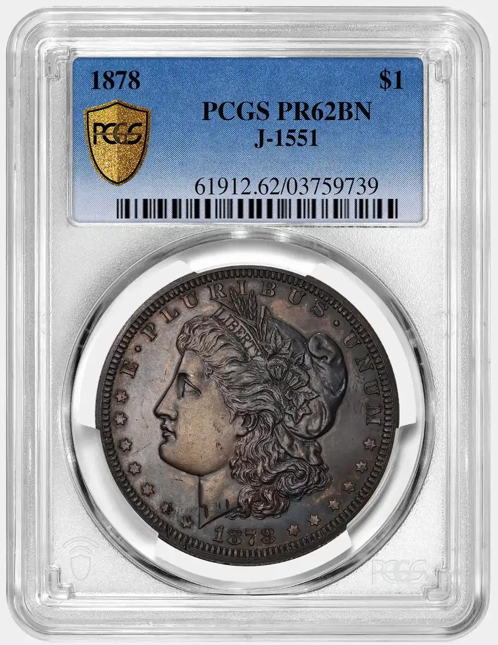 1878-Morgan-Dollar-J-1551-Pattern-PCGS-PR-62BN-In-Copper