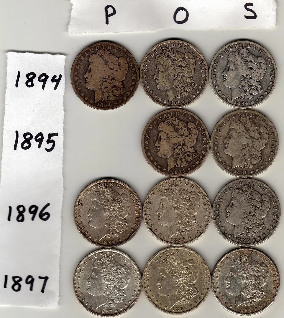 Completed-Morgan-Dollar-Set-By-Date-And-Mintmark!-*-Pics-*
