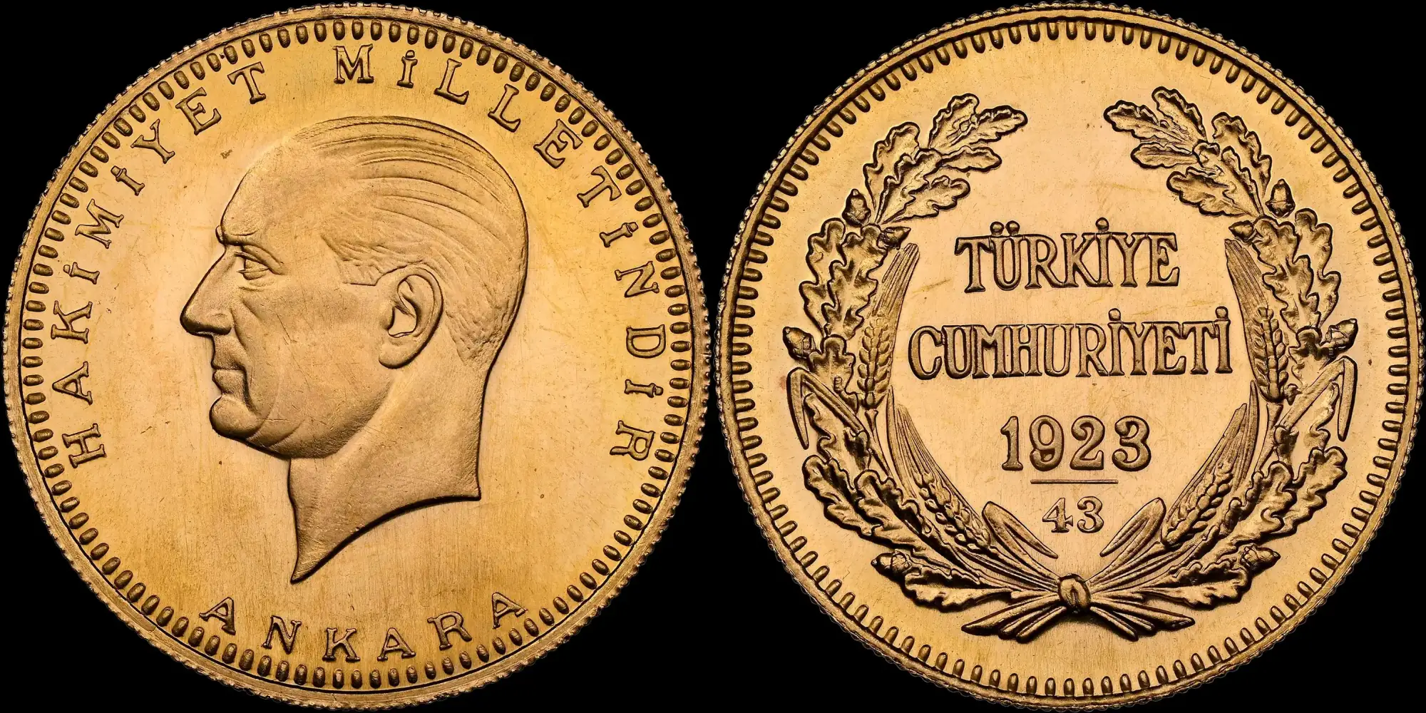 World-Wednesday:-Turkey-1923-Gold-500-Kurush