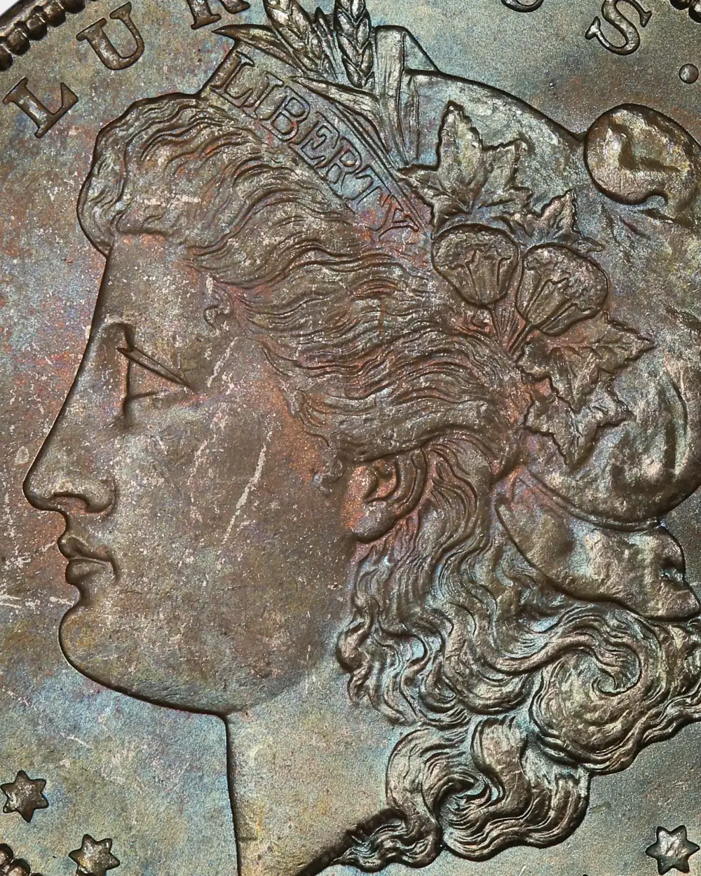 1904-Morgan-Dollar-PCGS-MS-66+-Rainbow-Toned