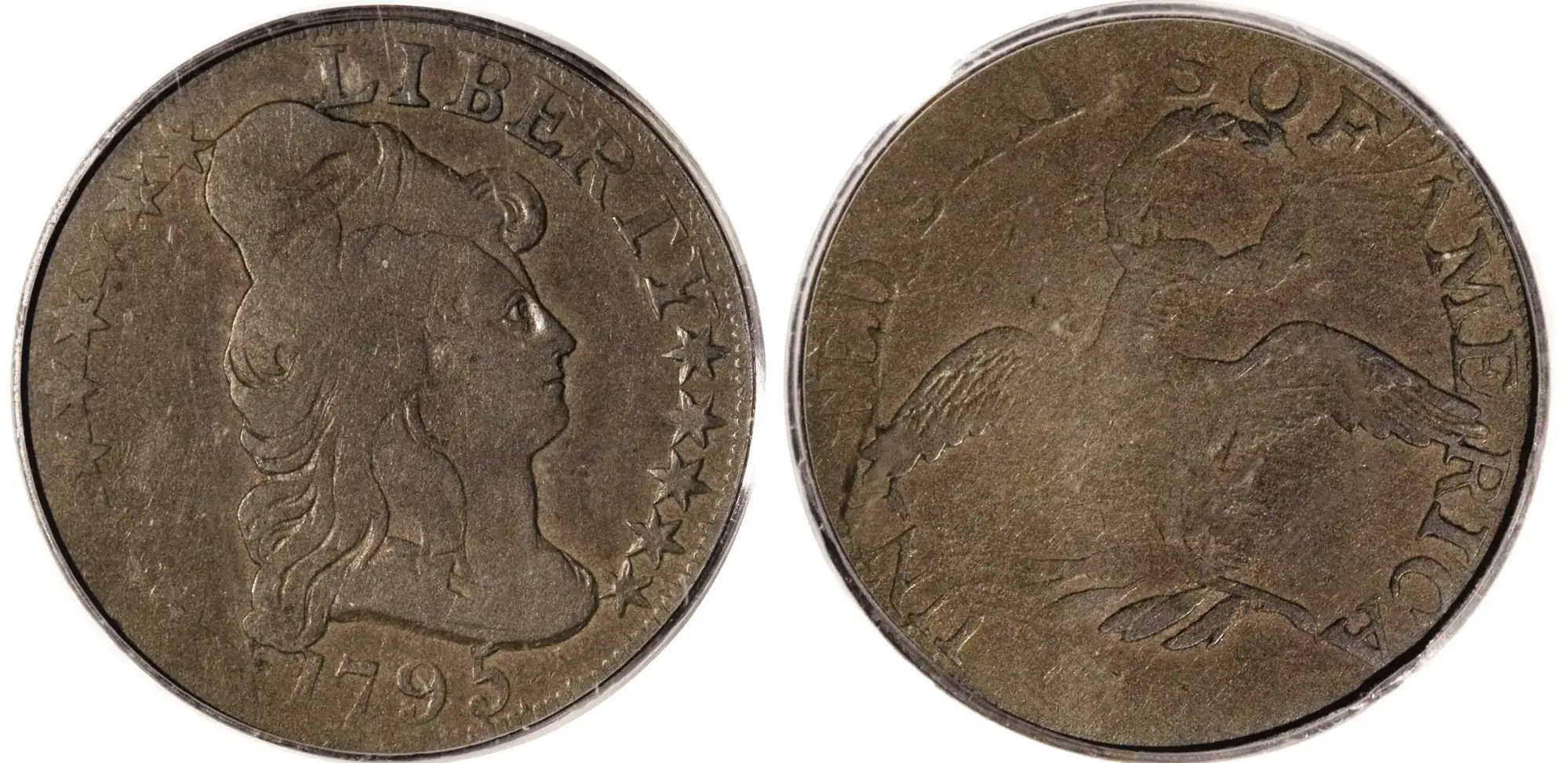   1795 Five Dollars ($5), Judd-23, Pollock-38 PCGS VF30