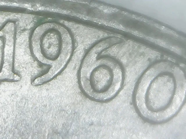 1960-Jefferson-Nickel-D/T/Qdr-Not-A-Proof