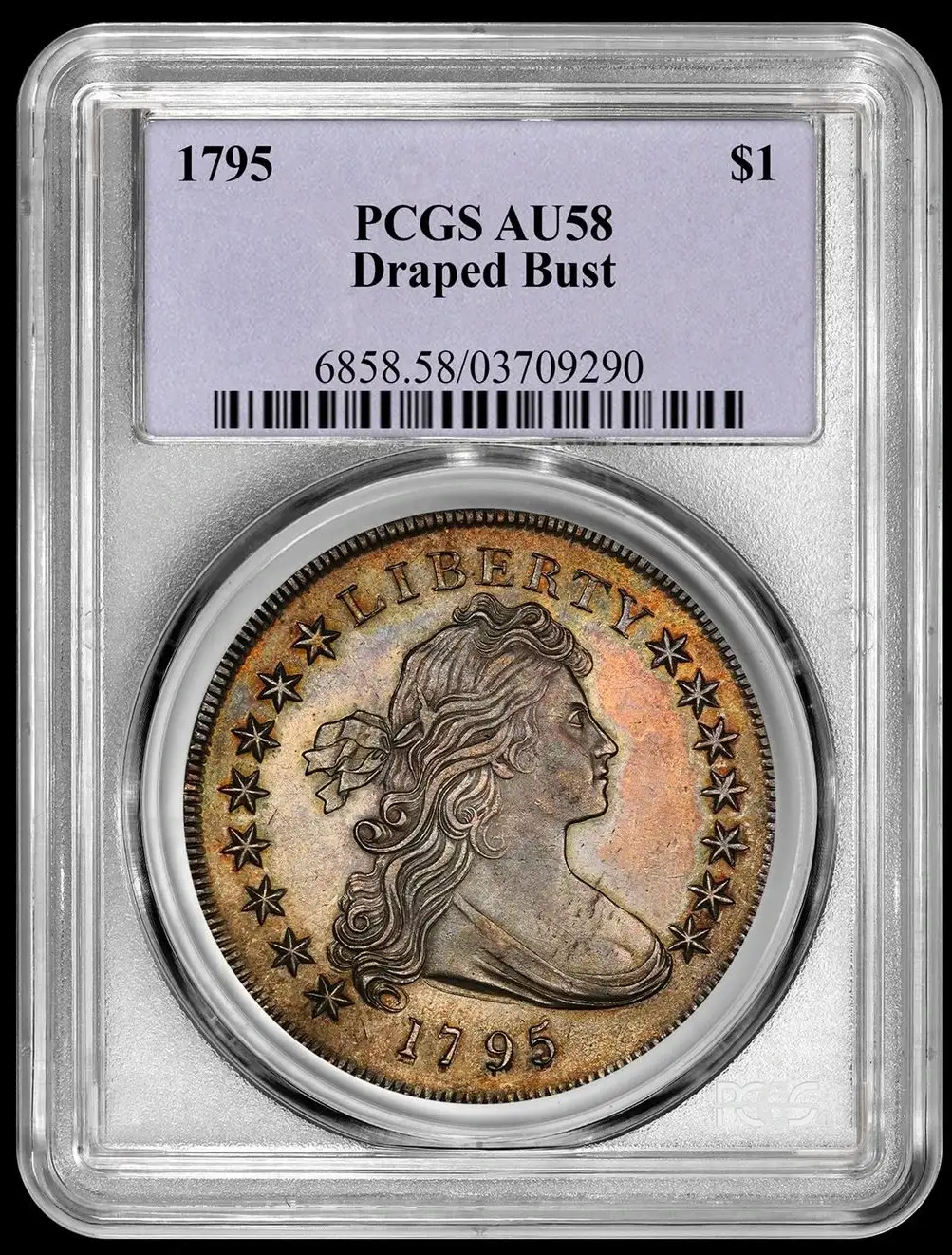 1795-Draped-Bust-Dollar-PCGS-AU-58