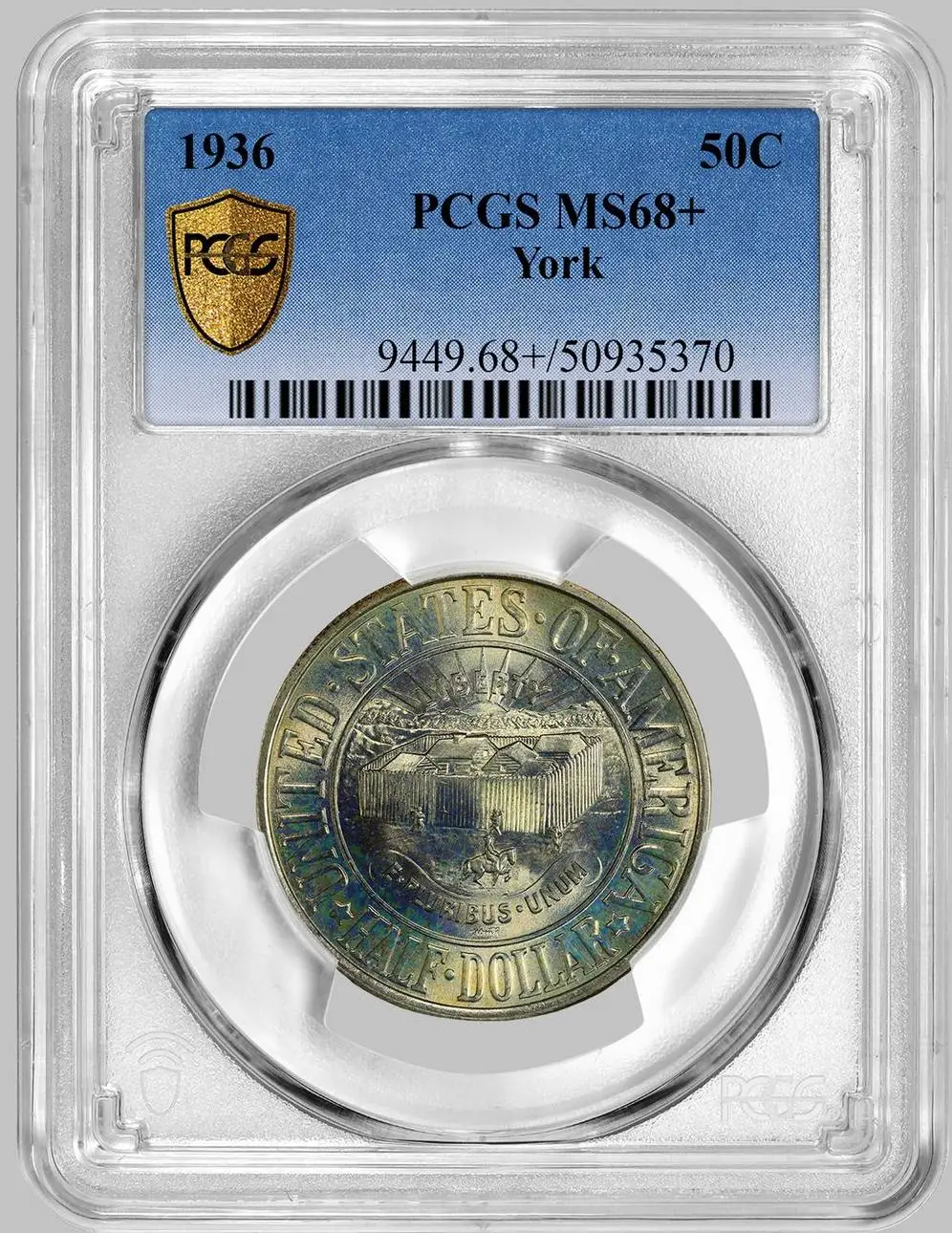 1936-York-County-Tercentenary-Commemorative-Half-Dollar-PCGS-MS-68+