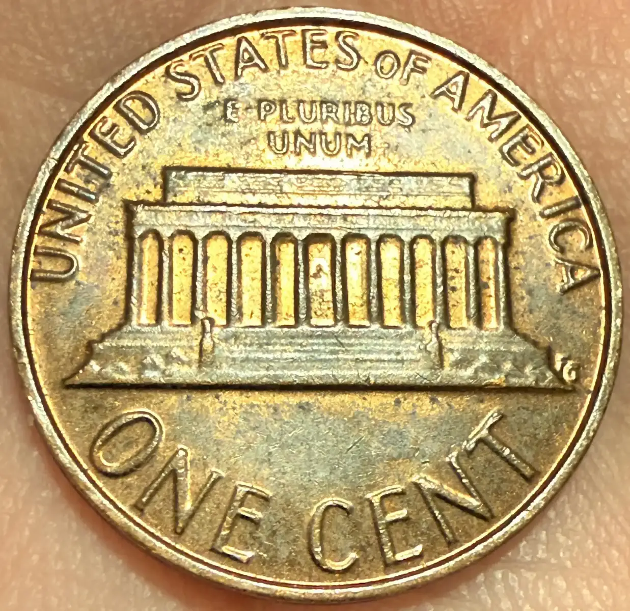 1982-Lincoln-Memorial-Cent-Possible-Die-Clash