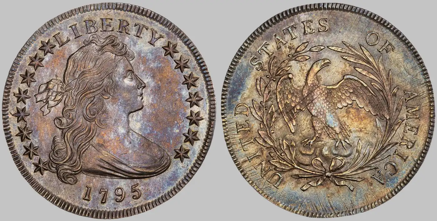 1795-Off-Center-Draped-Bust-Dollar-PCGS-MS-64+