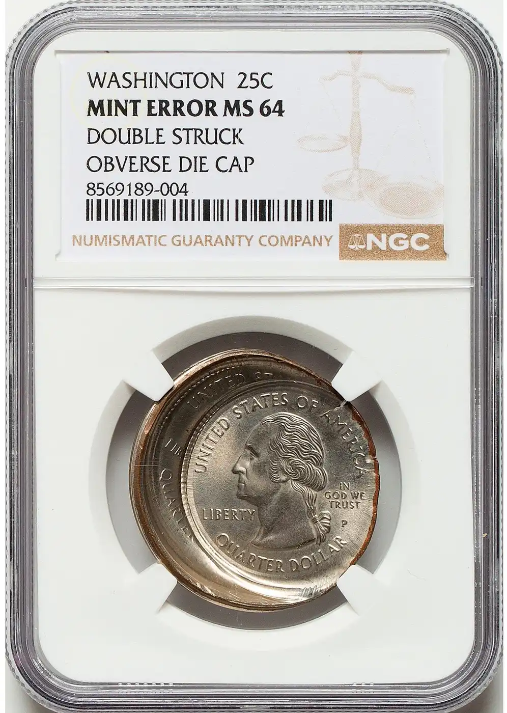 1999-2020-P-Washington-Quarter,-Double-Struck,-Obverse-Die-Cap,-NGC-MS-64