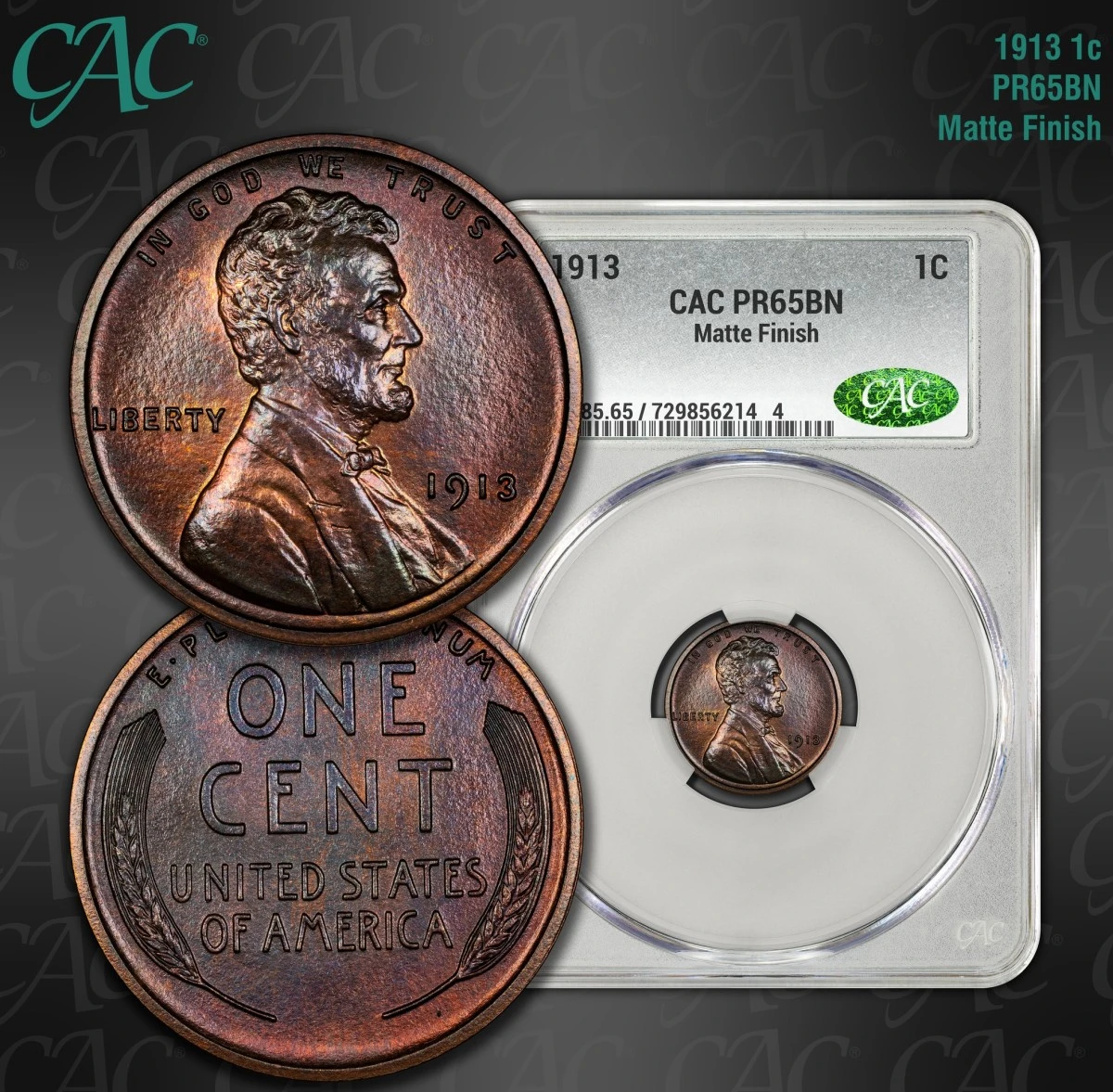 1913-Lincoln-Wheat-Cent-Matte-Proof-CAC-PR-65BN