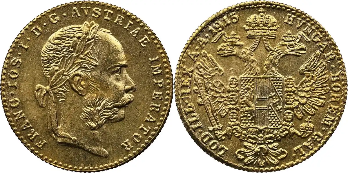 Counterfeit-Detection:-1915-Austria-Ducat---Restrike
