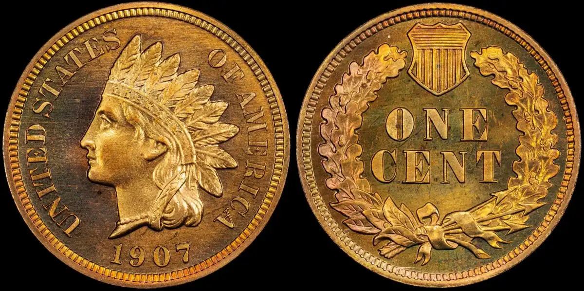1907-Indian-Head-Cent-PCGS-PR-67+RD