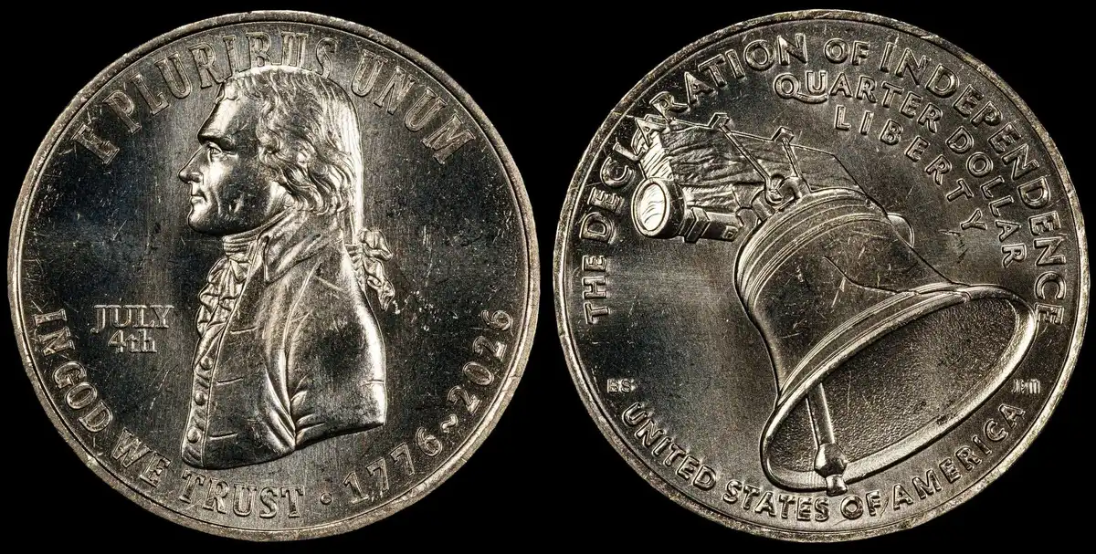 2026-Declaration-Of-Independence-Quarter-With-July-4th-Privy-Mark,-PCGS-MS-66