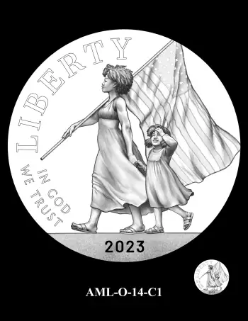 CCAC-Meeting-Images-For-The-2023-American-Liberty-High-Relief-24k-Gold-Coin-And-Silver-Medal