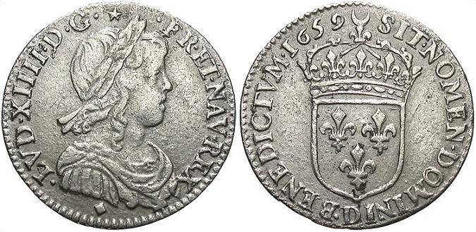 ID-1659-Silver-Coin?-|-France-1/12-Ecu