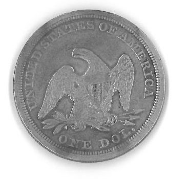 1845-Seated-Dollar