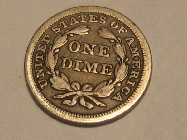 1852-Dime