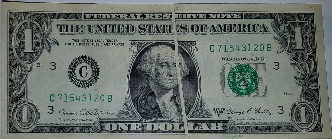 Odd-Dollar-Bill-With-Missing-Ink